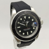 Reloj de Acero con Movimiento NH35 Vintage Personalizado SEILOCE, Reloj Mecánico Automático Completo a Prueba de Agua para Hombre