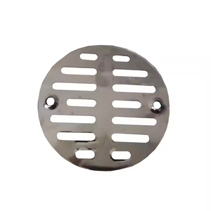 Rejilla de Drenaje para <span class=keywords><strong>Ducha</strong></span> de 3-1/<span class=keywords><strong>2</strong></span> Pulgadas, Precio de Fábrica, Dos Orificios para Tornillos, Chasis de Lámina Metálica de Precisión para Baño, Fabricante de Metales - Product Image 4
