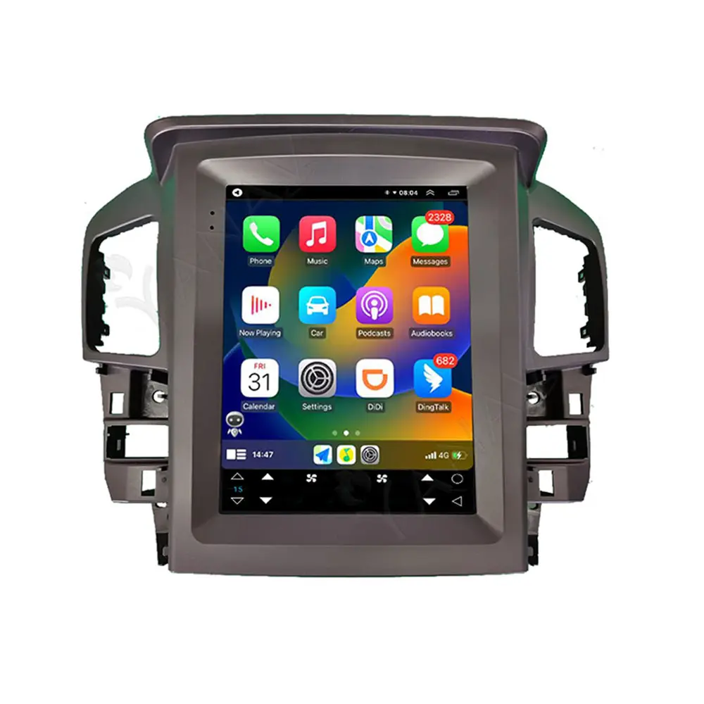 9.7 "Android 13 Carplay Tesla Android Auto GPS Wifi xe Đài phát thanh stereo âm thanh đa phương tiện Player cho Lexus RX300 Harrier 1998-2005