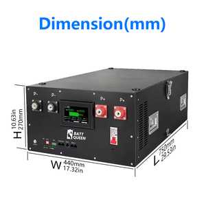 <span class=keywords><strong>Pl</strong></span> Voorraad Diy Batterij Box Geschikt Voor 51.2V 280ah 314ah 320ah Lifepo4 Batterij Thuis Energieopslag Inbegrepen Jk Bms 200a - Product Image 3