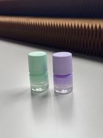 Prix d'usine – Flacon compte-gouttes rond transparent de 20 ml pour mini-parfum/huile essentielle et sérum de soin de la peau avec bouchon compte-gouttes doré