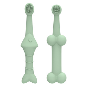 Material Seguro e Macio Feito Anti-Tártaro Silicone Pet <span class=keywords><strong>Toothbrush</strong></span> para Gatos e Cães Limpeza Oral em Casa - Product Image 6