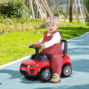 HOMCOM Voiture jouet à chevaucher pour enfants de 12 à 36 mois, voiture à pousser avec compartiment de rangement et dossier, rouge - Product Image 2