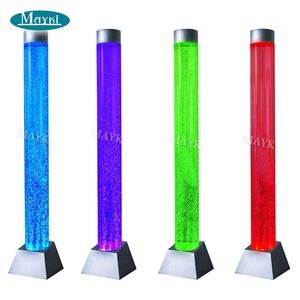 Çok duyusal oda LED su kabarcık borusu RGB renk parlayan ışık akrilik su kabarcık sütun balık lamba - Product Image 2
