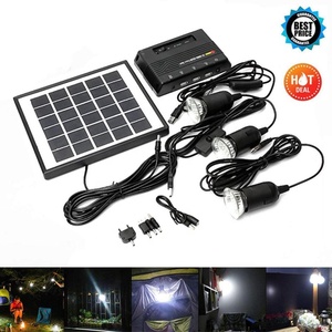 Xách Tay Mini <span class=keywords><strong>4W</strong></span> 6V Ngoài Trời Năng Lượng Mặt Trời Bảng Điều Khiển Điện Hệ Thống Chiếu Sáng 36 LED Chiếu Sáng Đèn Sạc Nhà Vườn Năng Lượng Hệ Thống Kit - Product Image 5
