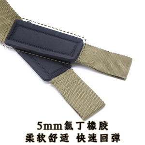 Sangles de poignet Gymreapers noires et vertes, ruban tricoté sans élasticité pour la musculation, les soulevés de terre, les tractions et l'entraînement physique - Product Image 5