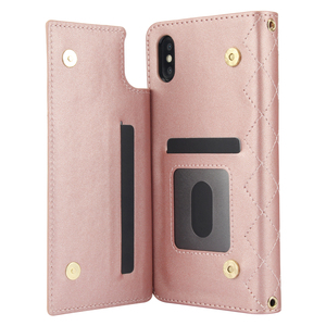 Funda Protectora Tipo Cartera de Piel Sintética de Lujo con Ranuras para Tarjetas, Plegable, para <span class=keywords><strong>iPhone</strong></span> 13 14 15 16 17 - Product Image 3