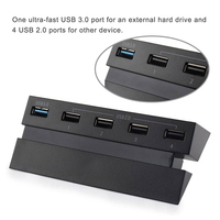 HUB USB haute vitesse 3.0/2.0 à 5 ports d'origine pour Console de jeu PS 4, accessoires de jeu