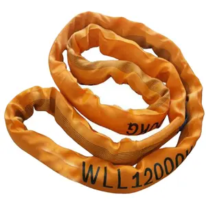 Good Quality Lifting Sling 1-10 ton Webbing Strap Polyester Round Endless Sling Webbing Slings