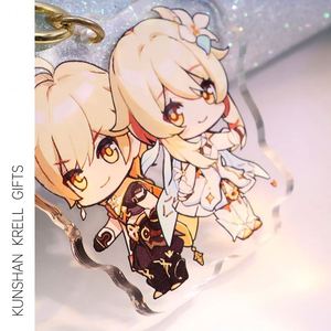 Porte-clés en acrylique personnalisé, promotionnel, en gros, sur le thème de l'anime japonais, transparent, personnalisable - Product Image 2