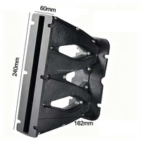 Haut-parleur professionnel pour Line Array, double tweeter 44 cœurs, cornet Line Array à double ouverture de gorge