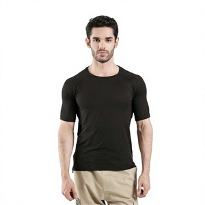 เสื้อยืดเปล่าผ้าฝ้าย 100% สำหรับผู้ชาย ขายส่ง แขนสั้น คอกลม ทรงปกติ สวมใส่สบาย รับสั่งทำพิมพ์ลาย รับผลิตแบรนด์ส่วนตัว - Product Image 1