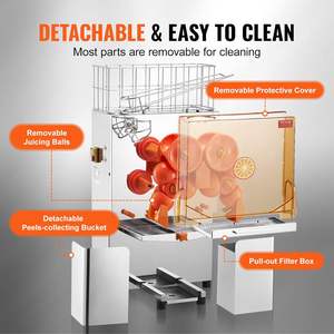 Exprimidor de Naranjas Cítricas, Extractor de Jugo Automático, Exprimidor de Naranjas de Acero Inoxidable - Product Image 4