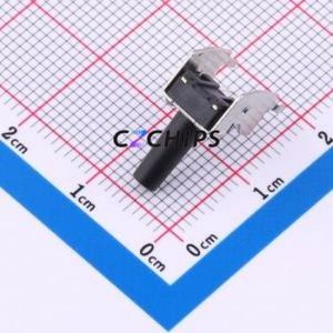 TC-6615Z-12.5-260 Tactile Switch Through hole,7.5x6.2mm Switch Single Pole Single Throw Round Button 2.6N Right Angle Insert - Product Image 2