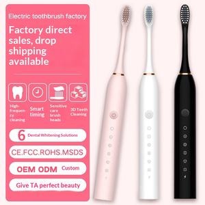 <span class=keywords><strong>Irrigador</strong></span> Bucal Portátil, Limpiador Dental, <span class=keywords><strong>Cepillo</strong></span> de Dientes Eléctrico Ultrasónico Automático Modelo X3, Recargable, para Adultos y Niños, Ideal para Viajes - Product Image 4