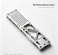 Échantillons de pièces métalliques en treillis léger, service de fabrication sur mesure par impression 3D de précision en métal