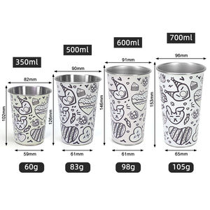 Artículo <span class=keywords><strong>de</strong></span> Regalo Personalizado, Taza <span class=keywords><strong>de</strong></span> Acero Inoxidable Mágica Reutilizable <span class=keywords><strong>de</strong></span> 500 ml (16 oz) que Cambia <span class=keywords><strong>de</strong></span> Color con el Frío, Divertida para Empresas - Product Image 6