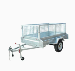 <span class=keywords><strong>Remorque</strong></span> utilitaire Tengfei 6X4 à essieu simple, argentée - <span class=keywords><strong>Remorque</strong></span> de transport légère en acier galvanisé à chaud, capacité de charge de 750 kg pour - Product Image 3