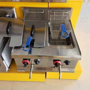 Freidora De Pollo Brosther Bench Commercial Deep Counter Top Gas Freyer Lpg con control de temperatura - Product Image 3