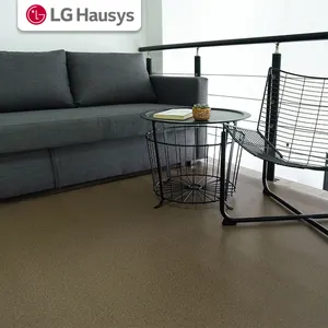 LG hausys luxo laminado Pvc plástico piso adesivo impermeável casca e vara mármore piso vinil telha de assoalho