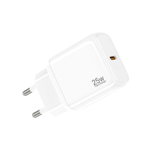 Chargeur mural USB-C efficace 25W, charge rapide PD, design fin et compact avec boîte <span class=keywords><strong>cadeau</strong></span> pour ordinateur portable et voyages internationaux - Product Image 1