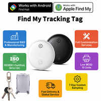 Traceur intelligent BLE à double système compatible avec Apple Find My et Google Find Hub, localisateur d'objets anti-perte pour portefeuille et clés