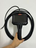 Boroscope articulé à 2 voies de 3 mm de diamètre avec écran IPS de 5 pouces, tube d'insertion de 1 m, stockage de 32 Go