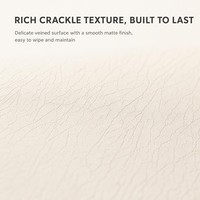 Revêtement mural en PVC à texture de tissu ivoire, flexible, 5-8 mm, imperméable, panneau décoratif en bambou et charbon de bois pour l'intérieur