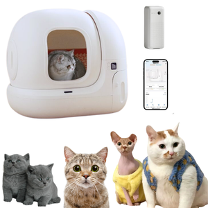 <span class=keywords><strong>PETKIT</strong></span> Contrôle automatique par application Toilette pour chat Boîte à <span class=keywords><strong>litière</strong></span> pour chat autonettoyante avec purificateur d'air en spray - Product Image 1