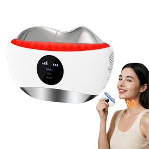 Appareil de <span class=keywords><strong>massage</strong></span> facial portatif pour le lifting, soin personnel, masseur facial Guasha, machine de beauté multifonction, outils de soin de la peau - Product Image 1