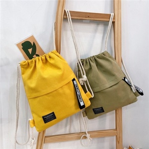 Custom Logo <strong>Drawstring</strong> <strong>Backpack</strong> Draw String Sports <strong>Backpack</strong> Promotional Bag <strong>Drawstring</strong> Gym Bags School <strong>Backpack</strong> with Canvas - Product Image 4