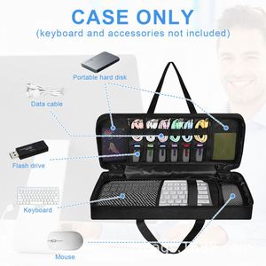 Waterproof and Shockproof <b>Keyboard</b> Protective Bag Durable Hand Strap Travel Carrying Bag - Product Image 4