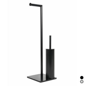 Portarrollos de papel independiente cromado de 20 x 56 x 20 cm para uso en el baño - Product Image 1