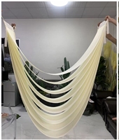 Tissu drapé élastique en polyester pour la décoration de plafond et de fond de scène de mariage