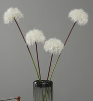 Bunga Dandelion Sutra Buatan Realistis dengan Batang Dandelion Palsu untuk Dekorasi Ruang Tamu Rumah, Perlengkapan Fotografi, dan Pajangan Jendela