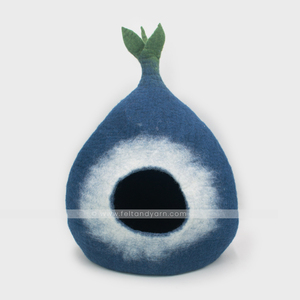 Casa para Gatos de Fieltro, <span class=keywords><strong>Cueva</strong></span> para Gatos de Fieltro, Diseño Sólido, Cálida y Acogedora, Cama Ecológica de Lana para Mascotas, Desmontable y Lavable - Product Image 4