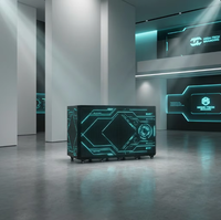 LED DJ-Pult P3.91 GOB 6-fach Faltbare Videowand für Nachtclub Bar Bühnen-Konsole Anzeigebildschirm