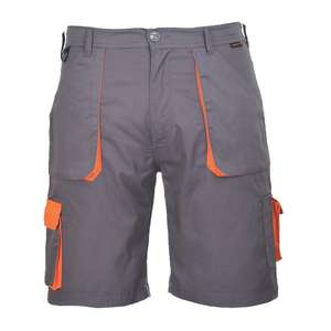 PORTWEST - TX14GRRXL Texo Short gris contrasté-EAN 5036108180899 PANTALONS DE TRAVAIL SHORTS DE TRAVAIL - Product Image 1