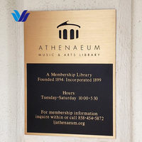 Placa de Metal personalizada de Hongsen con logotipo grabado, recuerdo conmemorativo de latón y recuerdo conmemorativo de bronce, regalos
