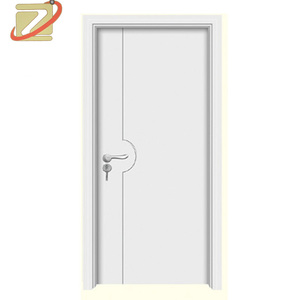 Puerta de madera maciza moderna personalizada ZS para casa Villa Interiores de lujo para dormitorio y sala de estar Superficie terminada - Product Image 3