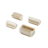 Paso de 0,5mm, 8-100 Pines, doble fila, ángulo recto, Conector de placa a placa, conector macho hembra, conector PCB de 90 grados