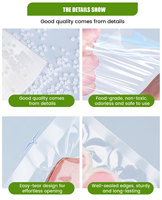 Sacs en plastique jetables sur mesure à sept couches co-extrudées pour emballage sous vide, qualité alimentaire, transparents, pour produits périssables