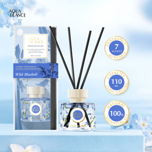 110ml Wild Bluebell Hotel Aroma Essential <b>Oil</b> Fragrance <b>Reed</b> <b>Diffuser</b> for Home Use and Hotel - Product Image 1