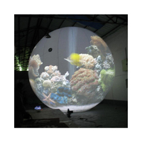 Système de dôme de projection portable professionnel multi-touch interactif de 60 cm de diamètre 16:9 personnalisé