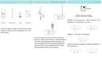 Kit de test rapide de diagnostic pour animaux de compagnie SaberVet de haute qualité, FIV Ab/FeLV Ag