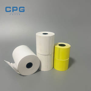 Rouleaux de papier thermique pour cartes de crédit et caisses enregistreuses de 80 mm, 35-70 g/m², haute luminosité, 98%-100%, noyau en plastique/papier - Product Image 1