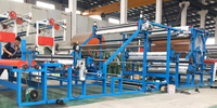 Machine de laminage automatique de tissu et de mousse à entraînement électrique, état neuf, pour textiles de soutien-gorge, film bois/carton d'emballage