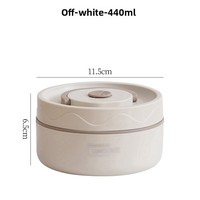 Boîte à Lunch Isotherme Double Paroi en Acier Inoxydable 304 de Gros, 1-3L, Durable, Portable, Micro-ondable, Chauffable, Couvercle Anti-Fuite