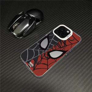 Vendita calda custodia per telefono con Design a maschera Spider-Man per iPhone 14 15 16 Pro Max Cover in TPU antiurto - Product Image 5