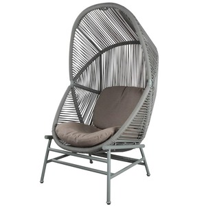 Ensemble <span class=keywords><strong>de</strong></span> chaise suspendue et canapé, <span class=keywords><strong>mobilier</strong></span> <span class=keywords><strong>de</strong></span> patio extérieur moderne et confortable en fer avec finition imprimée UV <span class=keywords><strong>pour</strong></span> le <span class=keywords><strong>jardin</strong></span> - Product Image 5